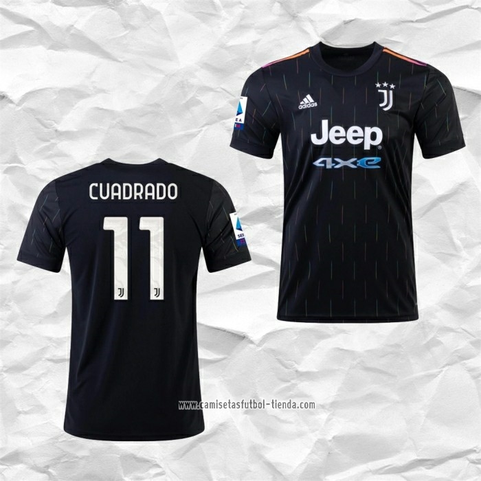 Camiseta Segunda Juventus Jugador Cuadrado 2021 2022